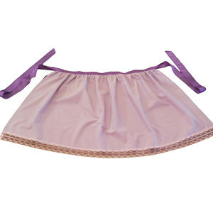 Vintage Apron Handmade Adult Size Lavender Purple